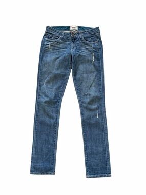 PAIGE Premium Denim Skyline Mid-Rise Slim Straight Jeans
